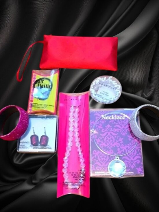 Jewelry - Costume Jewelry Bundle Girls Women's  Necklace Bracelet Earrings Lot of 8